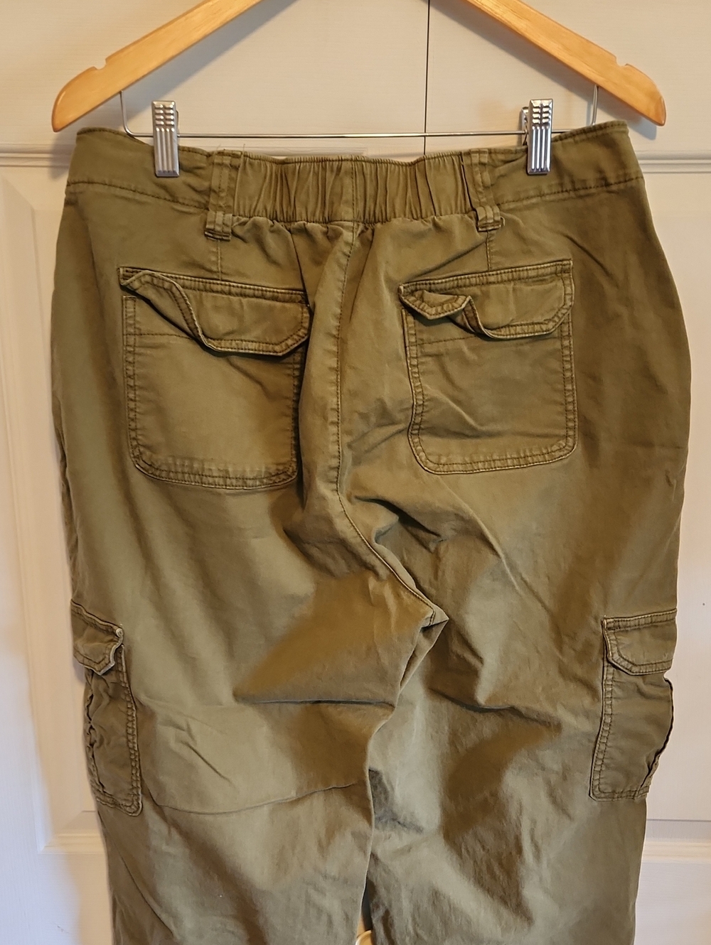 Old Navy High Rise OG Chino Ankle Pants Green - Picture 3 of 4